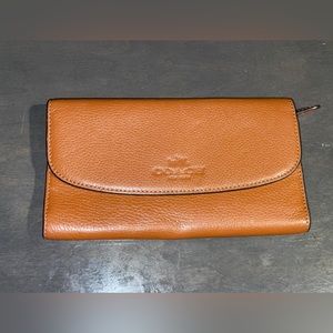 Brown Leather Coach Wallet